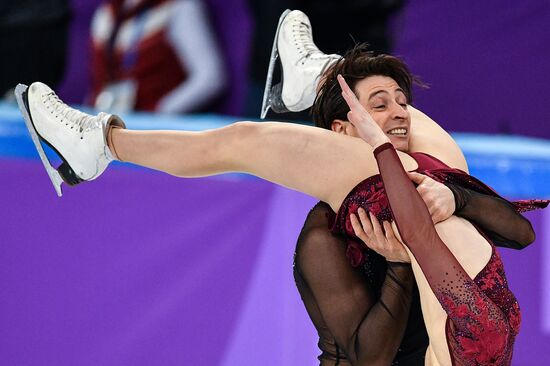 2018 Winter Olympics. Figure skating. Teams. Ice dance. Free skating