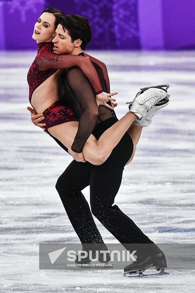 2018 Winter Olympics. Figure skating. Teams. Ice dance. Free skating