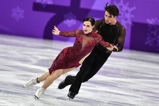 2018 Winter Olympics. Figure skating. Teams. Ice dance. Free skating