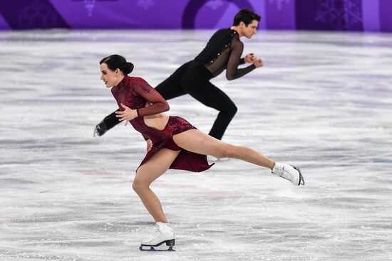 2018 Winter Olympics. Figure skating. Teams. Ice dance. Free skating