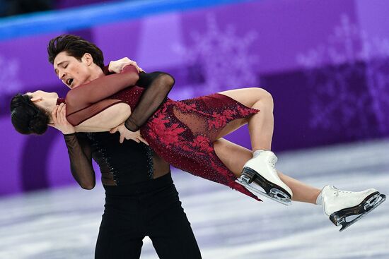 2018 Winter Olympics. Figure skating. Teams. Ice dance. Free skating