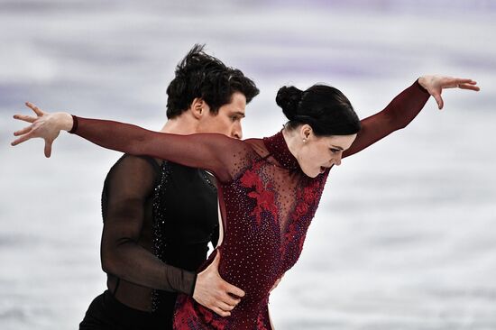 2018 Winter Olympics. Figure skating. Teams. Ice dance. Free skating