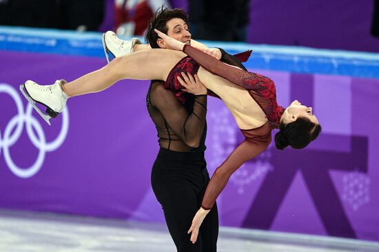 2018 Winter Olympics. Figure skating. Teams. Ice dance. Free skating