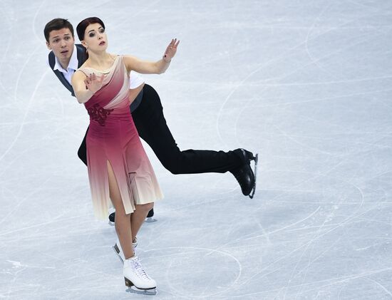 2018 Winter Olympics. Figure skating. Teams. Ice dance. Free skating