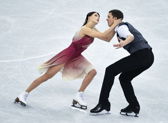 2018 Winter Olympics. Figure skating. Teams. Ice dance. Free skating