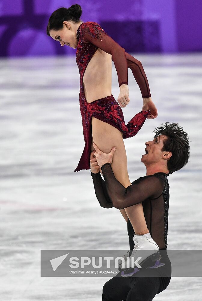 2018 Winter Olympics. Figure skating. Teams. Ice dance. Free skating