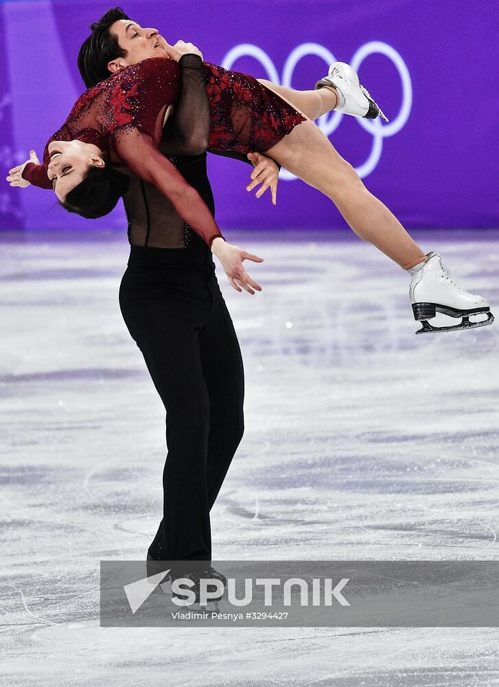 2018 Winter Olympics. Figure skating. Teams. Ice dance. Free skating