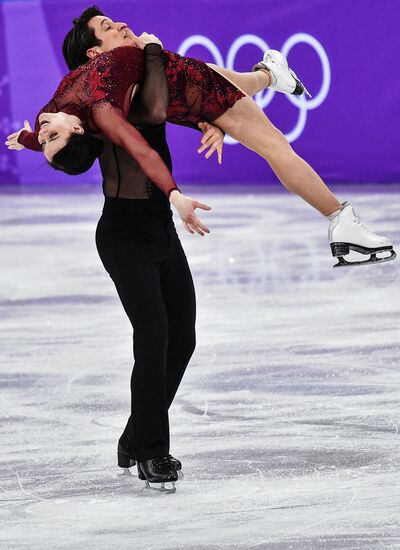 2018 Winter Olympics. Figure skating. Teams. Ice dance. Free skating