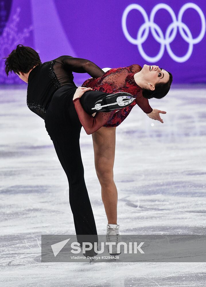 2018 Winter Olympics. Figure skating. Teams. Ice dance. Free skating