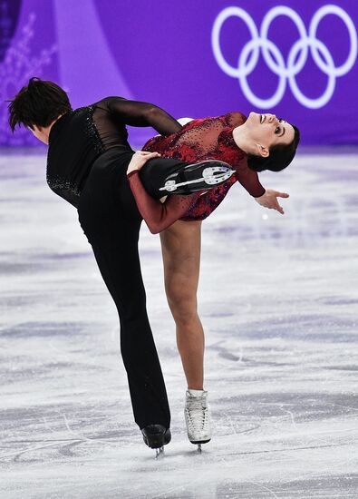 2018 Winter Olympics. Figure skating. Teams. Ice dance. Free skating