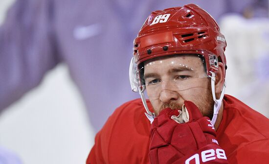 2018 Winter Olympics. Hockey. Russia's team holds training session