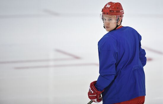 2018 Winter Olympics. Hockey. Russia's team holds training session