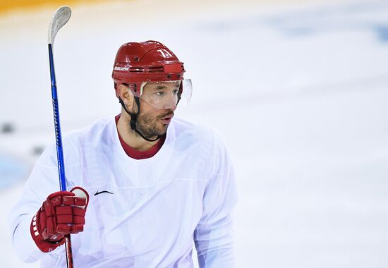 2018 Winter Olympics. Hockey. Russia's team holds training session