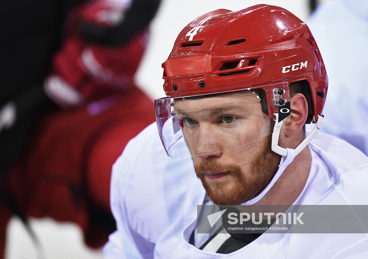 2018 Winter Olympics. Hockey. Russia's team holds training session