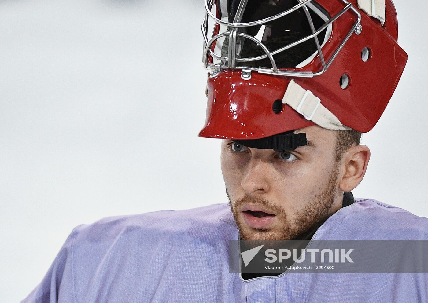 2018 Winter Olympics. Hockey. Russia's team holds training session