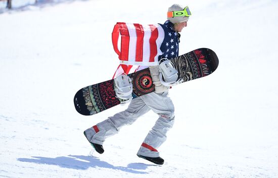 2018 Winter Olympics. Snowboarding. Women. Slopestyle