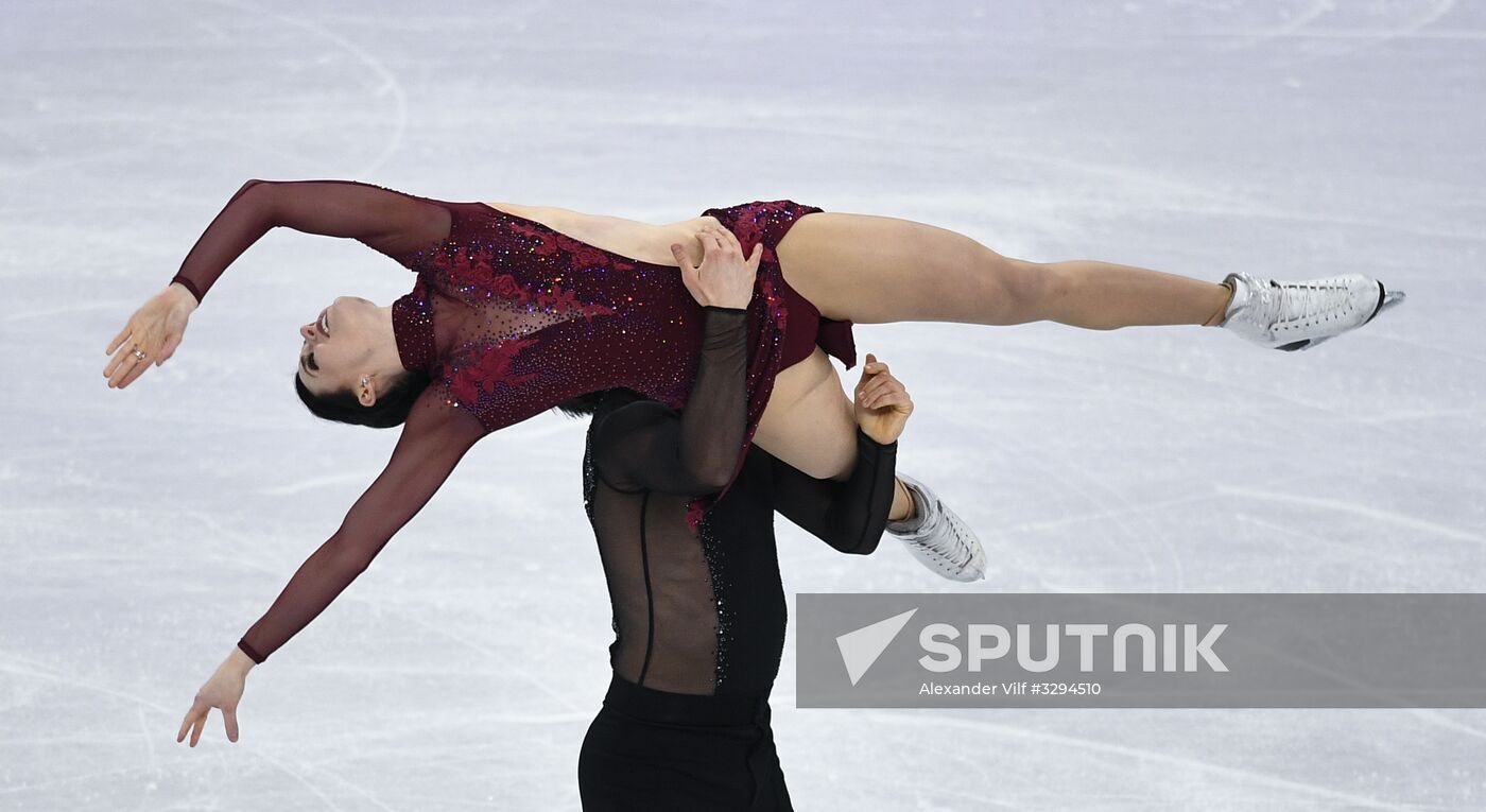 2018 Winter Olympics. Figure skating. Teams. Ice dance. Free skating