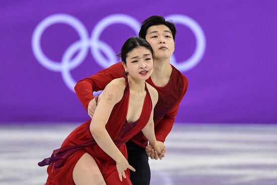 2018 Winter Olympics. Figure skating. Teams. Ice dance. Free skating