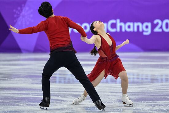 2018 Winter Olympics. Figure skating. Teams. Ice dance. Free skating
