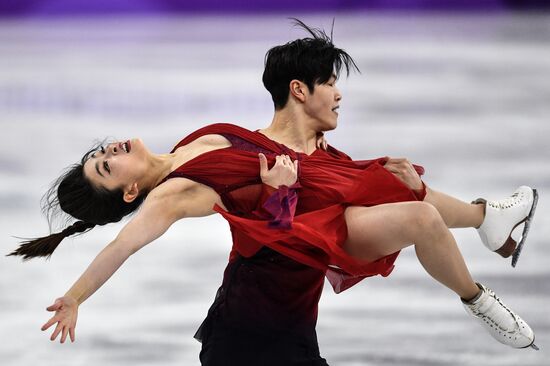 2018 Winter Olympics. Figure skating. Teams. Ice dance. Free skating