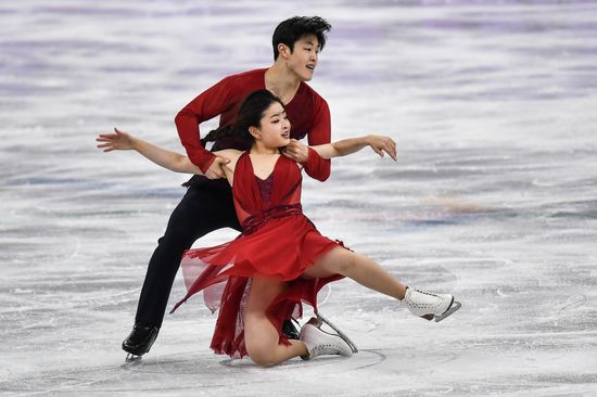 2018 Winter Olympics. Figure skating. Teams. Ice dance. Free skating