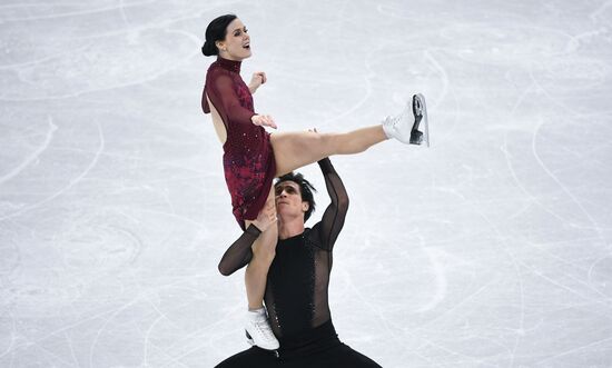 2018 Winter Olympics. Figure skating. Teams. Ice dance. Free skating