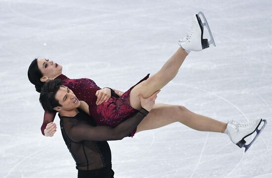 2018 Winter Olympics. Figure skating. Teams. Ice dance. Free skating