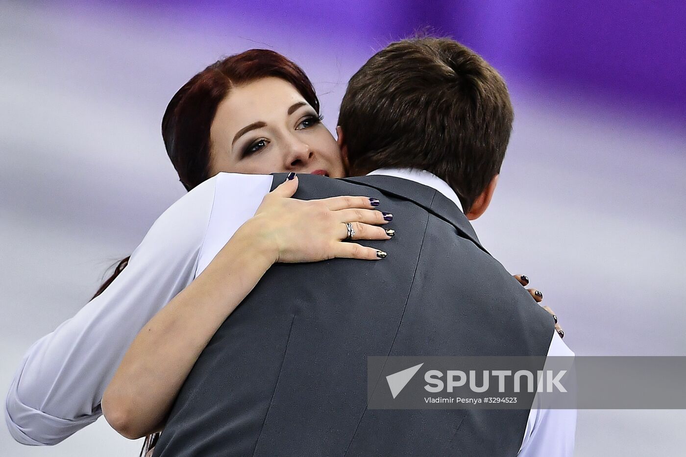 2018 Winter Olympics. Figure skating. Teams. Ice dance. Free skating