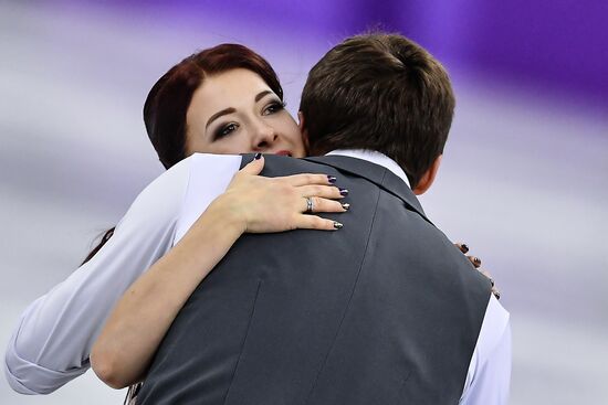 2018 Winter Olympics. Figure skating. Teams. Ice dance. Free skating