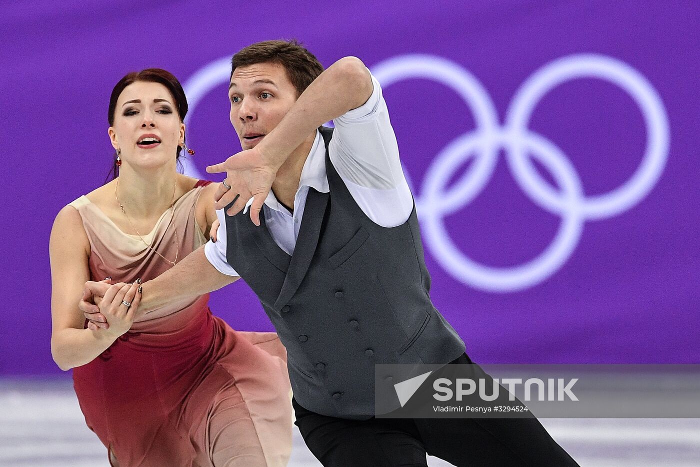 2018 Winter Olympics. Figure skating. Teams. Ice dance. Free skating