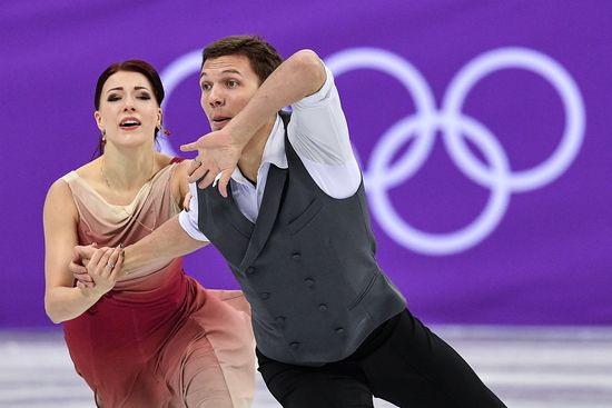 2018 Winter Olympics. Figure skating. Teams. Ice dance. Free skating