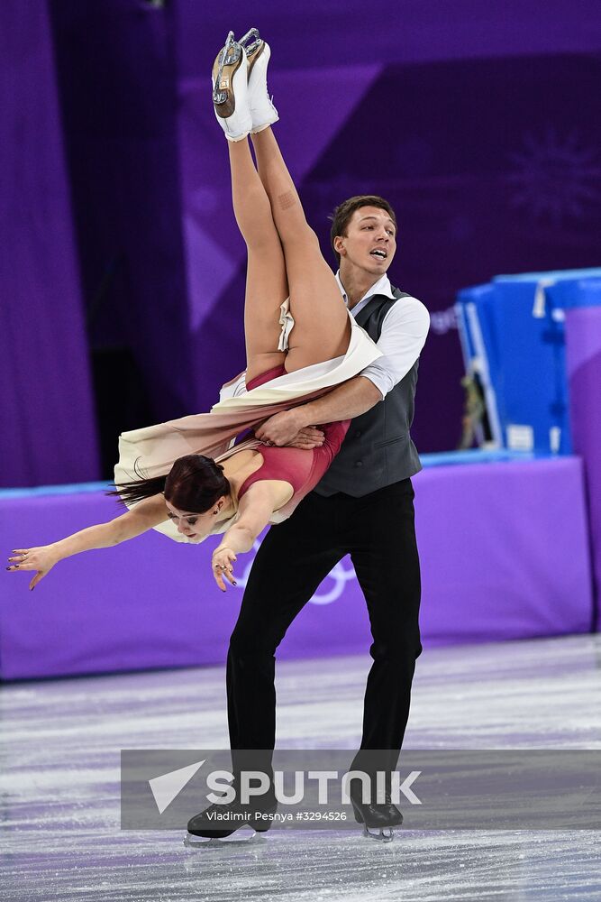 2018 Winter Olympics. Figure skating. Teams. Ice dance. Free skating