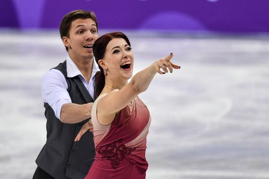 2018 Winter Olympics. Figure skating. Teams. Ice dance. Free skating