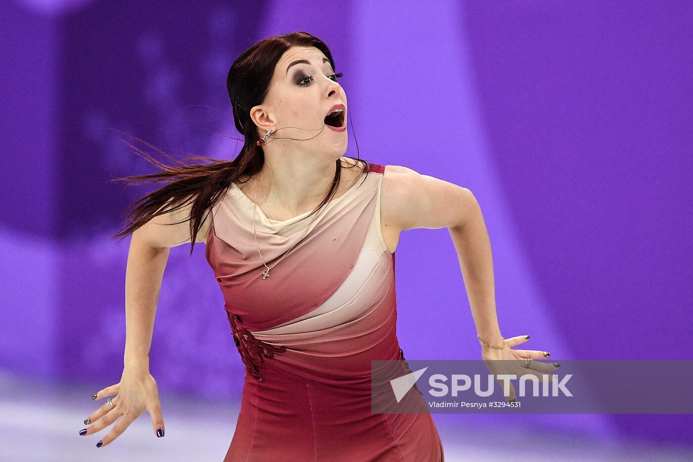 2018 Winter Olympics. Figure skating. Teams. Ice dance. Free skating