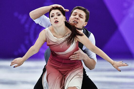 2018 Winter Olympics. Figure skating. Teams. Ice dance. Free skating