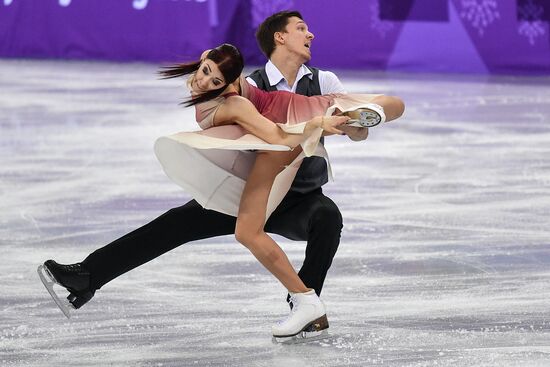 2018 Winter Olympics. Figure skating. Teams. Ice dance. Free skating