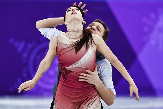 2018 Winter Olympics. Figure skating. Teams. Ice dance. Free skating