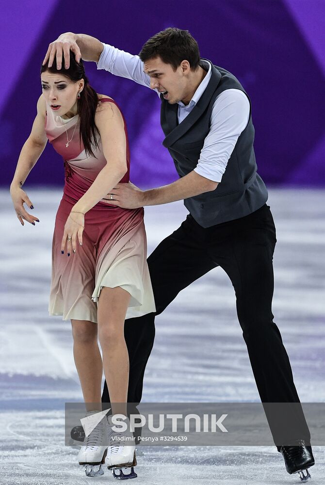 2018 Winter Olympics. Figure skating. Teams. Ice dance. Free skating