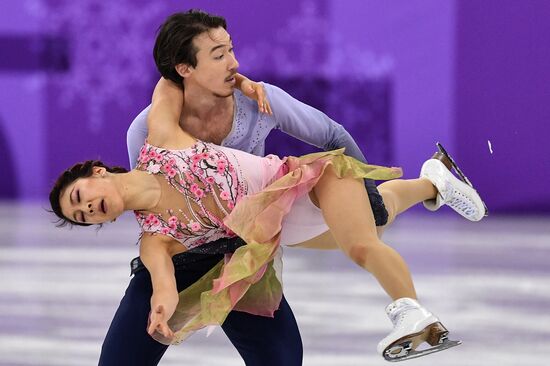 2018 Winter Olympics. Figure skating. Teams. Ice dance. Free skating