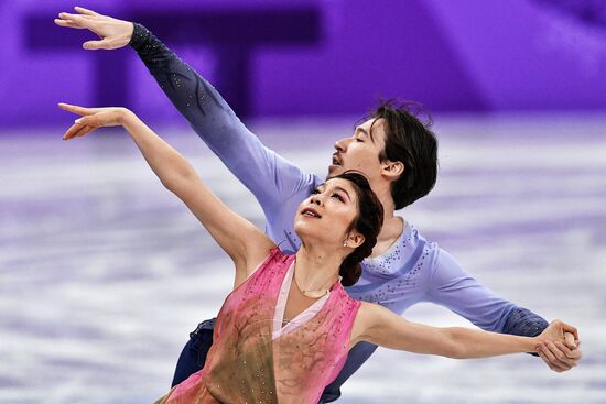 2018 Winter Olympics. Figure skating. Teams. Ice dance. Free skating