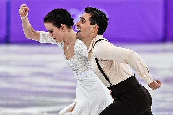 2018 Winter Olympics. Figure skating. Teams. Ice dance. Free skating