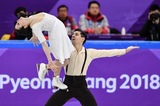 2018 Winter Olympics. Figure skating. Teams. Ice dance. Free skating