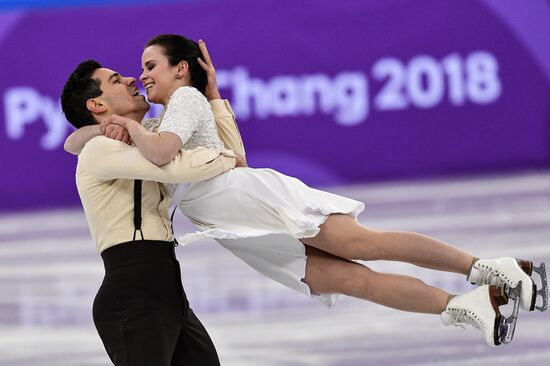 2018 Winter Olympics. Figure skating. Teams. Ice dance. Free skating