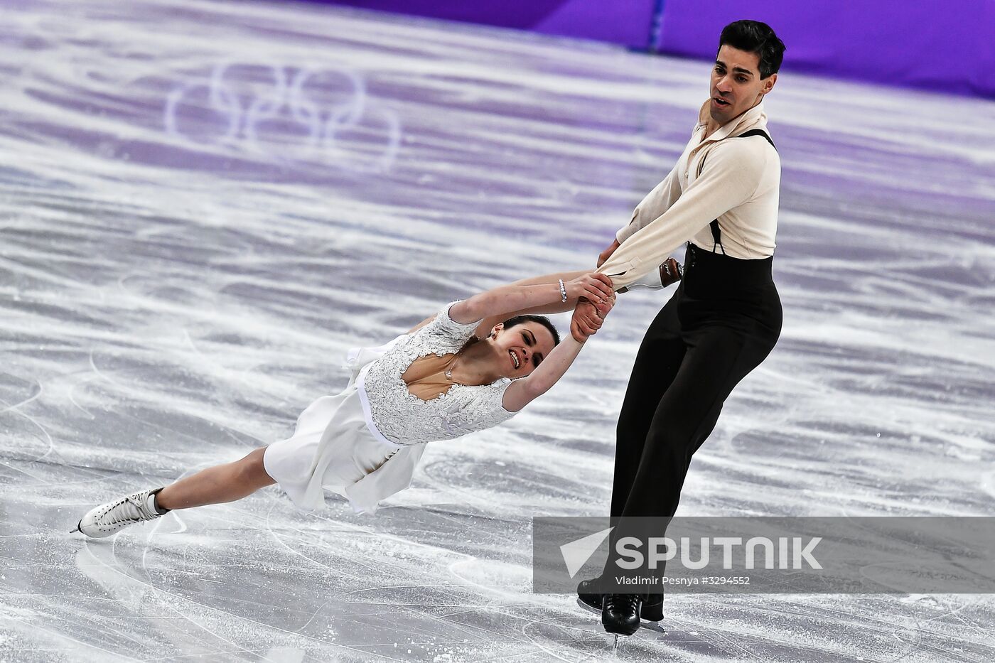 2018 Winter Olympics. Figure skating. Teams. Ice dance. Free skating