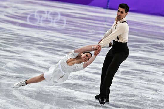 2018 Winter Olympics. Figure skating. Teams. Ice dance. Free skating