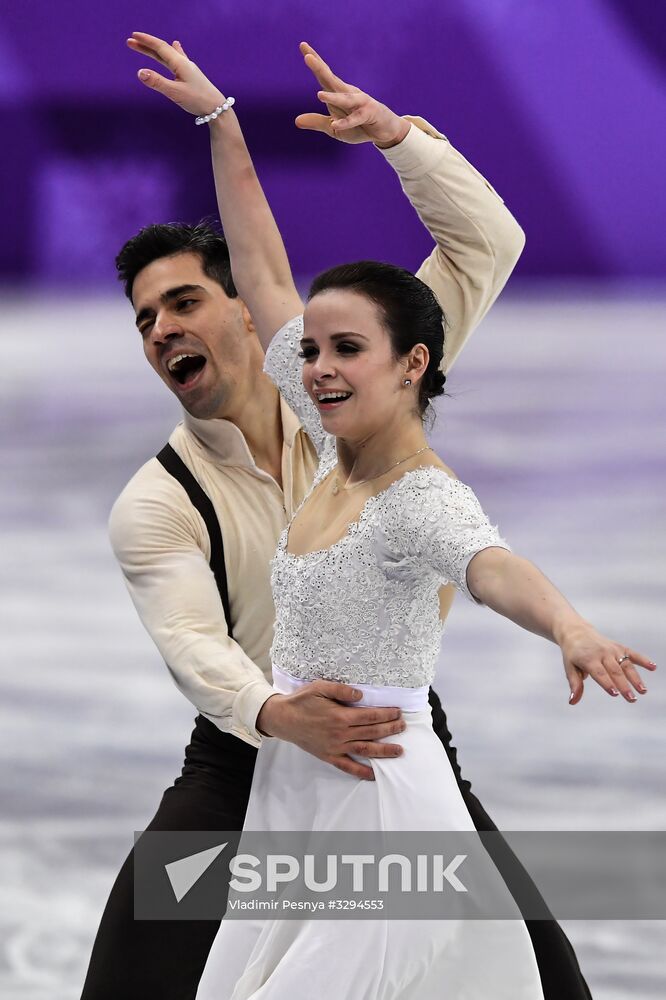 2018 Winter Olympics. Figure skating. Teams. Ice dance. Free skating