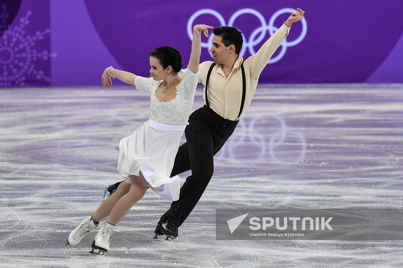 2018 Winter Olympics. Figure skating. Teams. Ice dance. Free skating