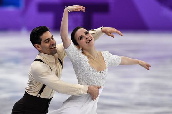 2018 Winter Olympics. Figure skating. Teams. Ice dance. Free skating