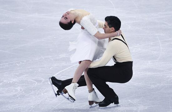 2018 Winter Olympics. Figure skating. Teams. Ice dance. Free skating