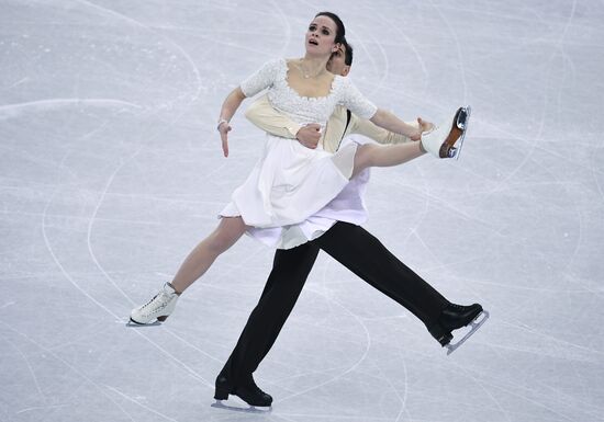 2018 Winter Olympics. Figure skating. Teams. Ice dance. Free skating